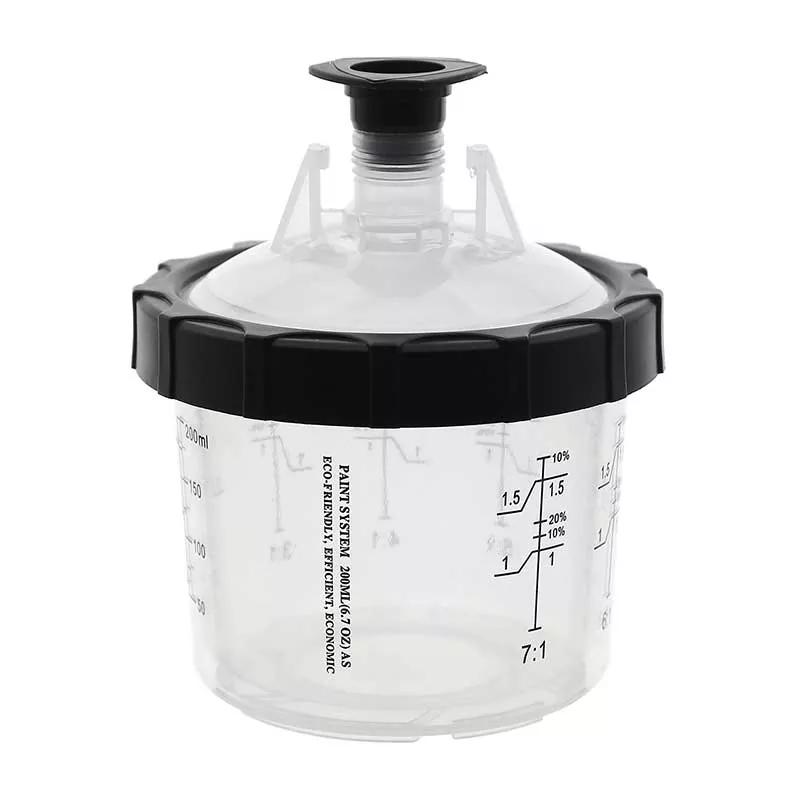 200ML 使い捨て塗料カップ システム 1.0 は自動車および産業用スプレー塗装の効率をどのように変えますか?